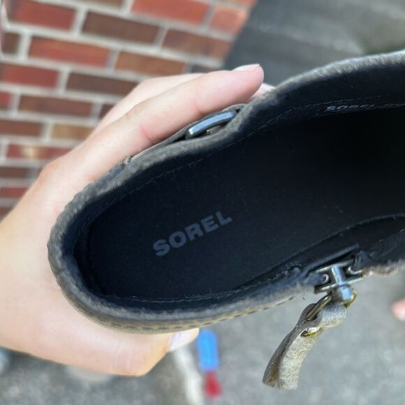 Sorel Lola‎ Buckle Ankle Bootie Sz 9 - Picture 8 of 9